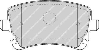 Гальмівні колодки, дискові FDB1655