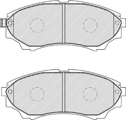 Гальмівні колодки, дискові FDB1817