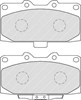 Колодки гальмівні передні, дискові FDB1982 FERODO
