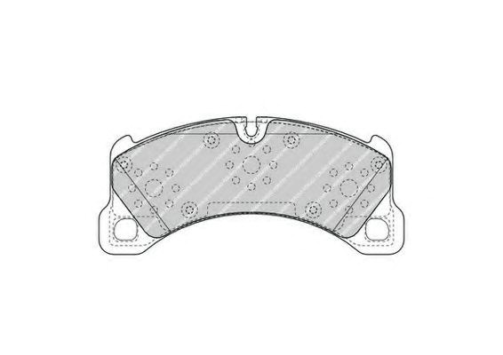 Передні гальмівні колодки FDB4717 FERODO