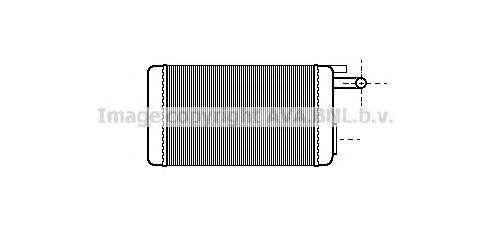 Радиатор отопителя 155/tipo/tempra incl valv (ava) FTA6106