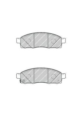 Колодки гальмівні дискові комплект FVR4415 FERODO