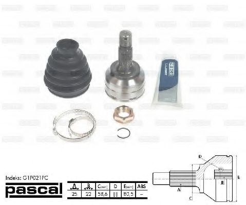 Граната колісна G1P021PC PASCAL