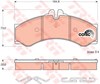 Колодки передні Mercedes Sprinter I 3-t
