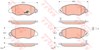 Колодки гальмівні передні, дискові GDB1461 TRW