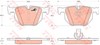 Задні гальмівні колодки GDB1727 TRW