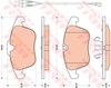 Колодки гальмівні передні, дискові GDB1818 TRW