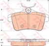 Колодки гальмові задні, дискові GDB1828 TRW