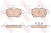 Колодки гальмівні передні, дискові GDB1960 TRW
