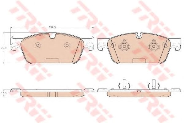 Дискові гальма GDB1970 TRW