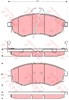 Колодки передні GDB3256 TRW