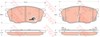 Колодки гальмівні передні, дискові GDB3309 TRW
