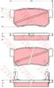 Задні гальмівні колодки GDB3382 TRW
