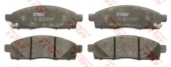 Передні гальмівні колодки GDB3502 TRW