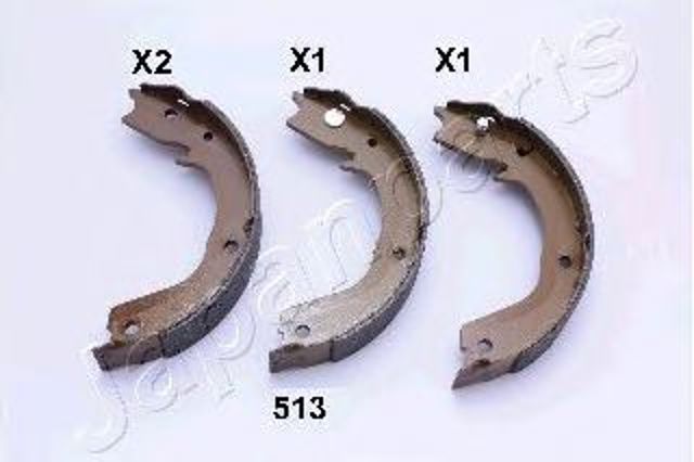 Колодки ручника / стоянкового гальма GF513AF JAPANPARTS