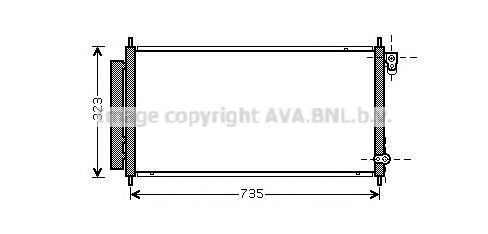 Радіатор охолодження кондиціонера HD5222D AVA