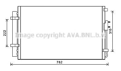Конденсатор кондиціонера HY5344D AVA