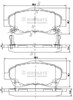 Колодки гальмівні передні, дискові J3602112 NIPPARTS