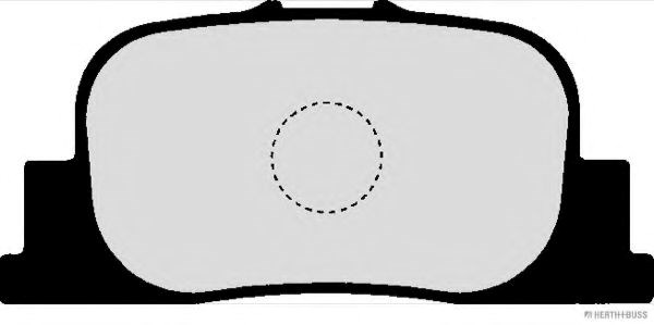 Комплект гальмівних колодок (дискових) J3612031