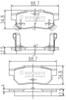 Колодки гальмові задні, дискові J3614004 NIPPARTS