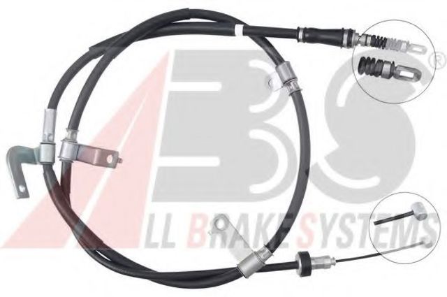 Трос ручника задній лівий K17478 ABS