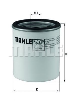 Фільтр тонкого очищення палива KC238D MAHLE