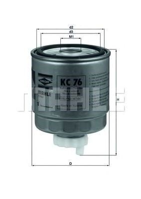 Паливний фільтр KC76