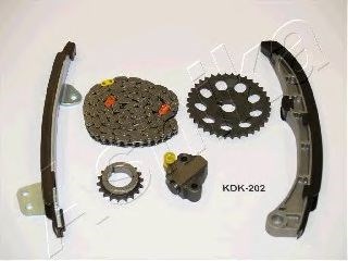 Ланцюг ГРМ, комплект KCK202 ASHIKA