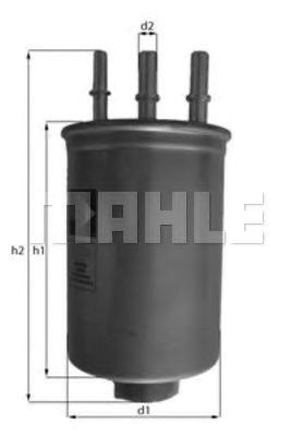 Фільтр паливний KL511 MAHLE