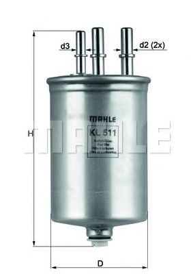 30s01 japko-фільтр палива KL511