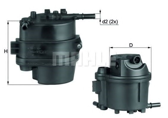Фільтр паливний nemo/bipper 1.4hdi 08- KL777D