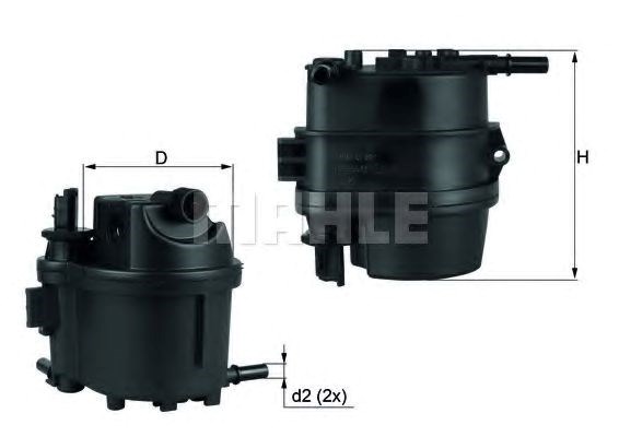 Фільтр паливний nemo/bipper 1.4hdi 08- KL779