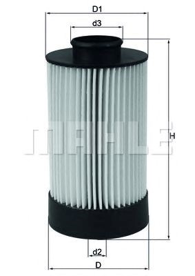 Фільтр паливний mahle iveco KX340D