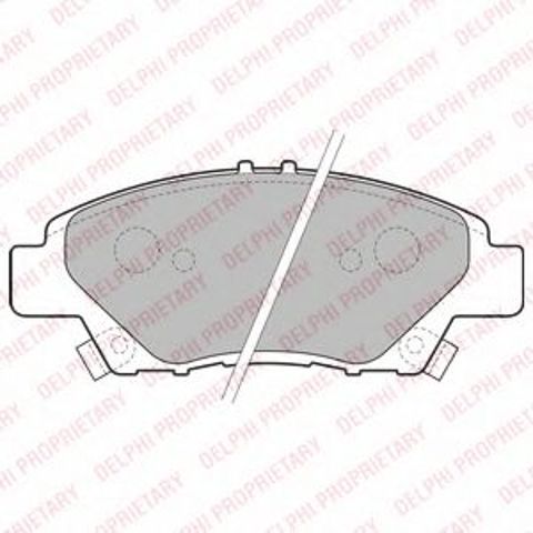 Колодки передні LP2194 DELPHI