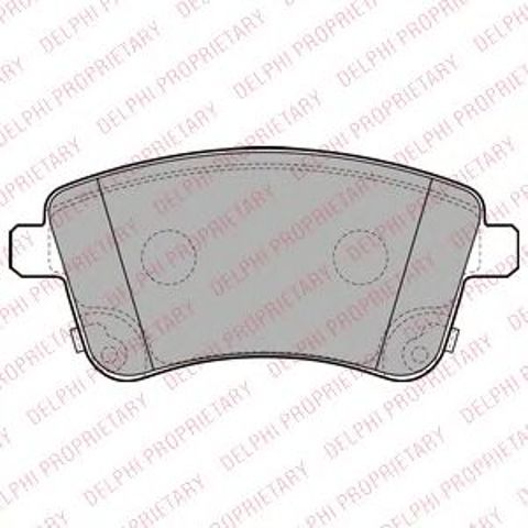 Тормозні колодки LP2203 DELPHI