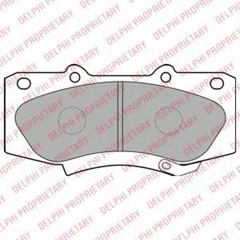 Колодки передні LP2244 DELPHI
