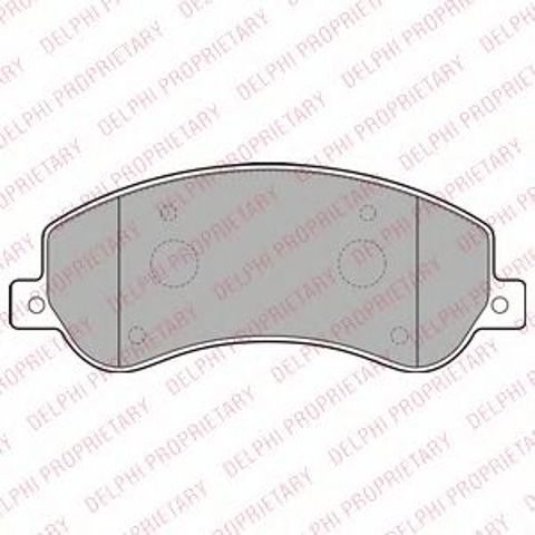 Колодки передні LP2257 DELPHI