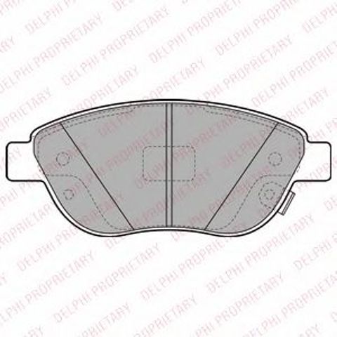 Тормозні колодки LP2476 DELPHI