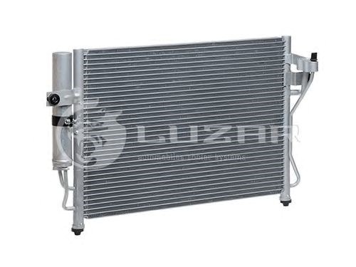 Радиатор кондиционера getz 1.1/1.3/1.4/1.6 (02-) акпп/мкпп с ресивером (lrac 081c1) luzar LRAC081C1