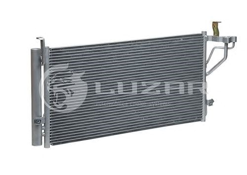 Радиатор кондиционера sonata 2.0/2.4/2.7 (98-) с ресивером акпп/мкпп (lrac 08384) luzar LRAC08384
