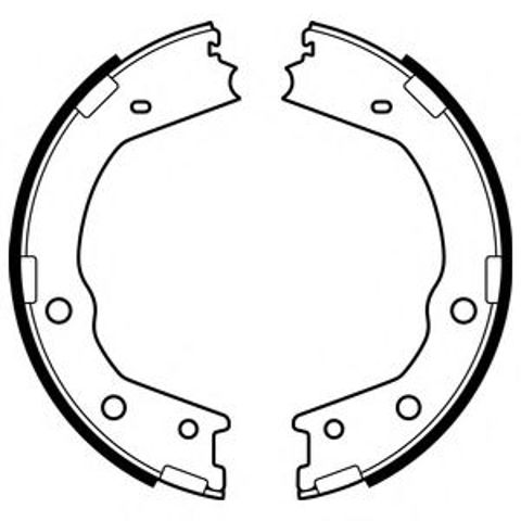 Гальмівні колодки ручника LS2067 DELPHI