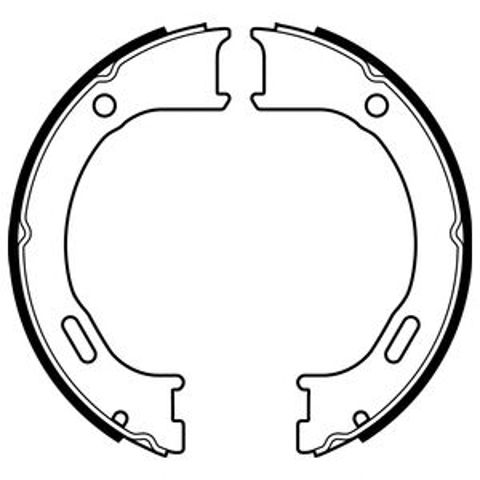 Колодки стоянкового гальма LS2076 DELPHI