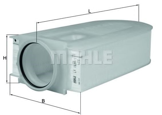 Повітряний фільтр двигуна LX16861 MAHLE