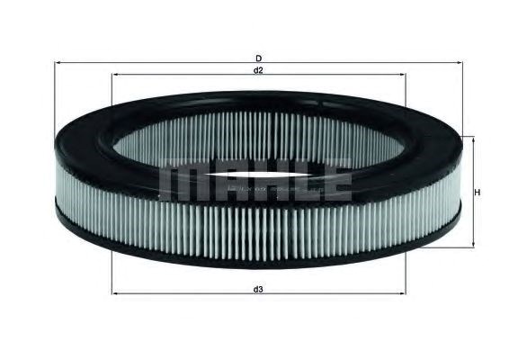 Фільтр повітряний opel (вир-во m-filter) LX69