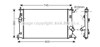 Радіатор основний MZ2183 AVA