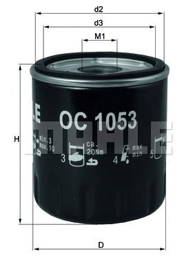 Масляний фільтр OC1053
