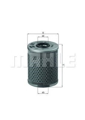 Фільтр масляний двигуна bmw (вир-во knecht-mahle) OX68D