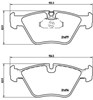 Колодки гальмівні передні, дискові P06022 BREMBO