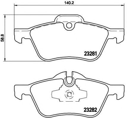 Колодки передні P06030 BREMBO
