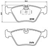 Колодки гальмівні дискові комплект P06043 BREMBO